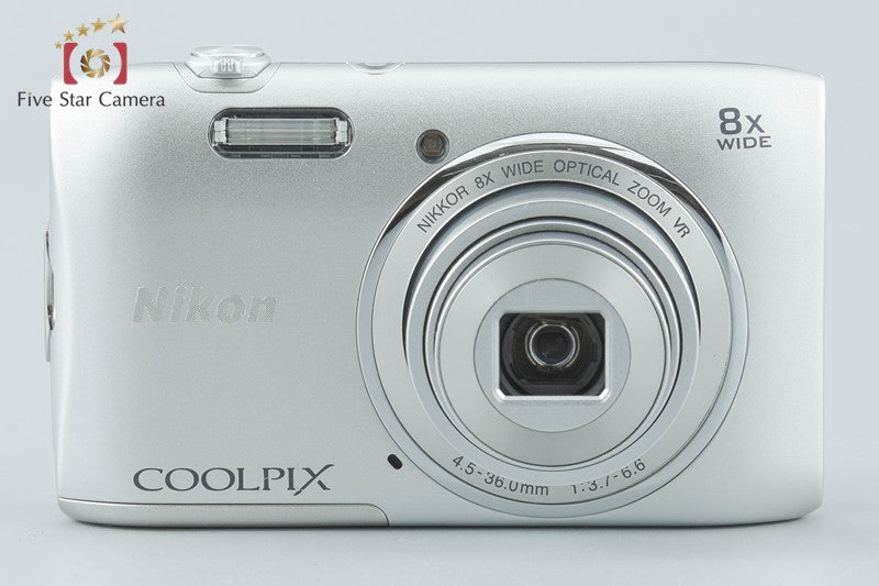 Nikon COOLPIX S3600 Crystal Silver 20.0 MP Digital Camera