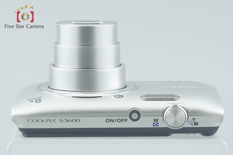 Nikon COOLPIX S3600 Crystal Silver 20.0 MP Digital Camera