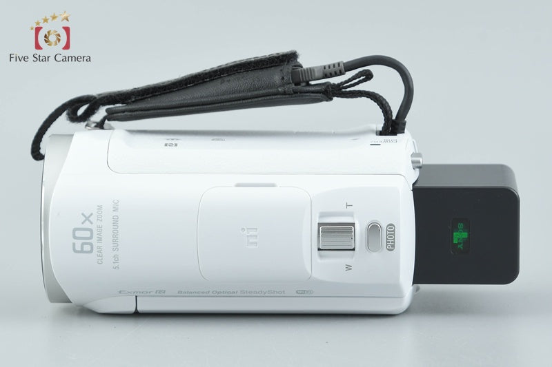 Sony Handycam HDR-CX670 White Digital HD Camcorder [Multiple Languages]