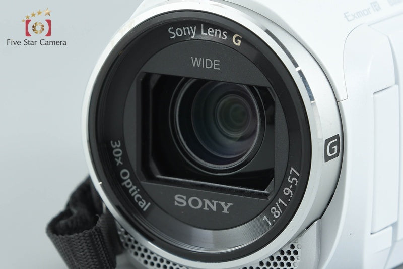 Sony Handycam HDR-CX670 White Digital HD Camcorder [Multiple Languages]
