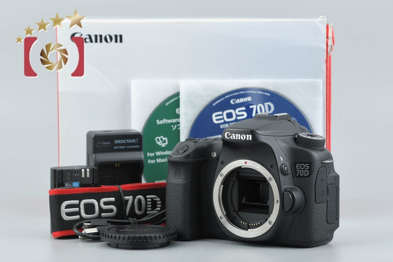 Canon EOS 70D 20.2 MP Digital SLR Camera Body w/ Box