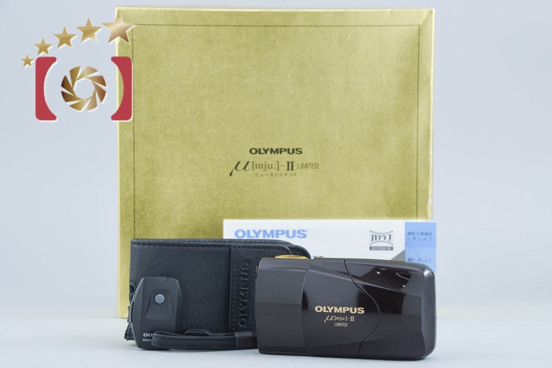 Olympus μ[mju:]-II LIMITED Special Edition 35mm Point & Shoot Film Camera w/ Box