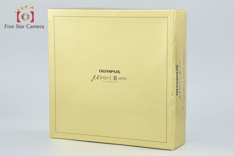 Olympus μ[mju:]-II LIMITED Special Edition 35mm Point & Shoot Film Camera w/ Box