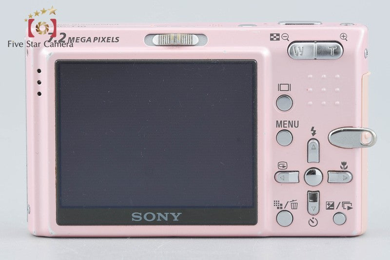 SONY Cyber-shot DSC-T10 Pink 7.2 MP Digital Camera [Japanese Language Only]