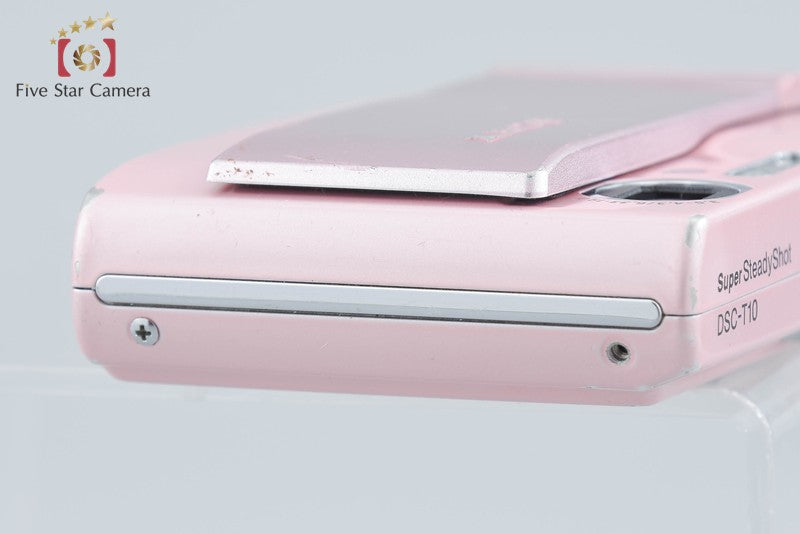 SONY Cyber-shot DSC-T10 Pink 7.2 MP Digital Camera [Japanese Language Only]