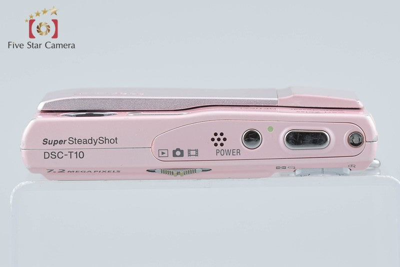 SONY Cyber-shot DSC-T10 Pink 7.2 MP Digital Camera [Japanese Language Only]