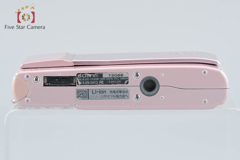 SONY Cyber-shot DSC-T10 Pink 7.2 MP Digital Camera [Japanese Language Only]