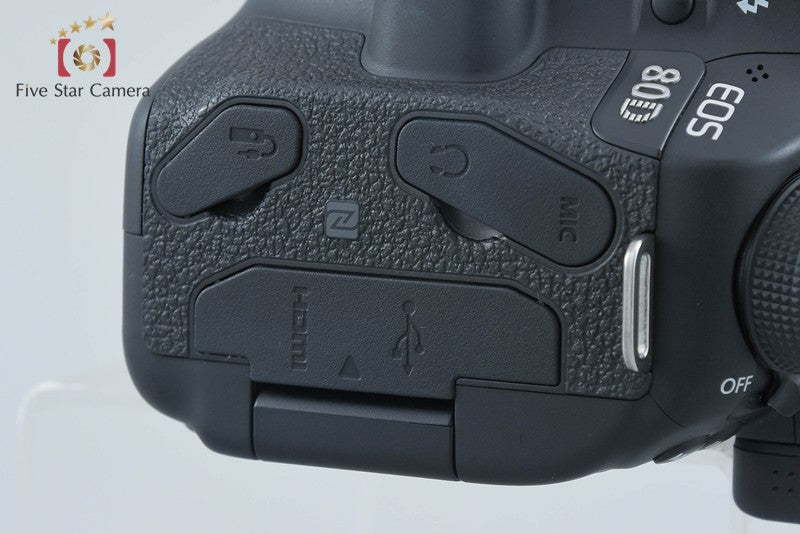 "Shutter count 797" Canon EOS 80D 24.2 MP Digital SLR Camera Body