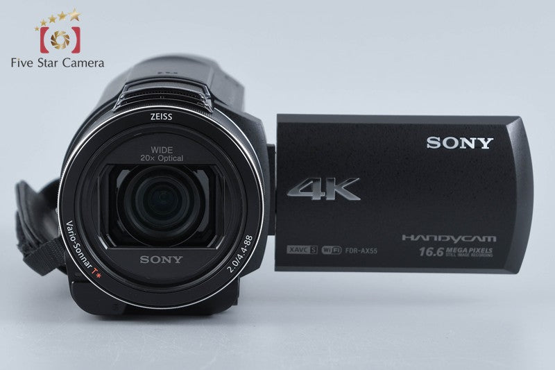 SONY Handycam FDR-AX55 4K Digital Camcorder [Japanese Language Only]