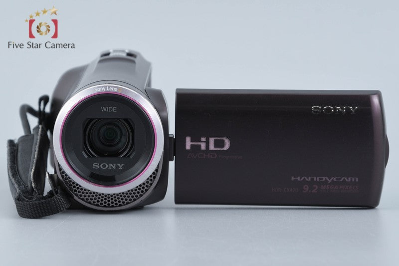 SONY Handycam HDR-CX420 Brown Digital Video Camera [Japanese Language Only]