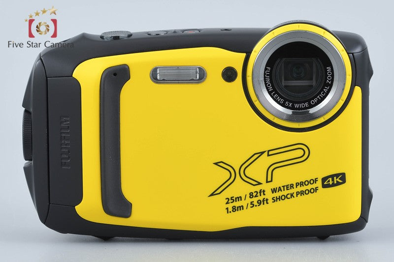 Fujifilm FINEPIX XP140 Yellow 16.4 MP Digital Camera w/ Box