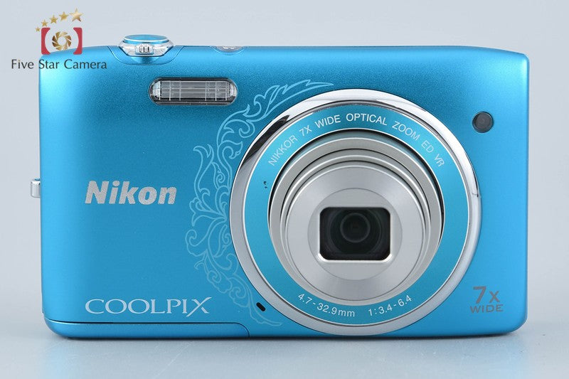 Nikon COOLPIX S3500 Oriental Blue 20.0 MP Digital Camera
