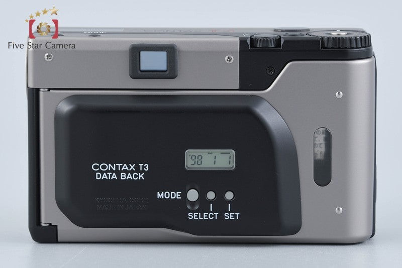 CONTAX T3 T3D Data Back Single Teeth 35mm Point & Shoot Film Camera