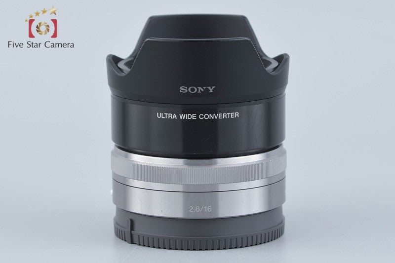 SONY E 16mm f/2.8 SEL16F28 + VCL-ECU2 Ultra Wide Converter