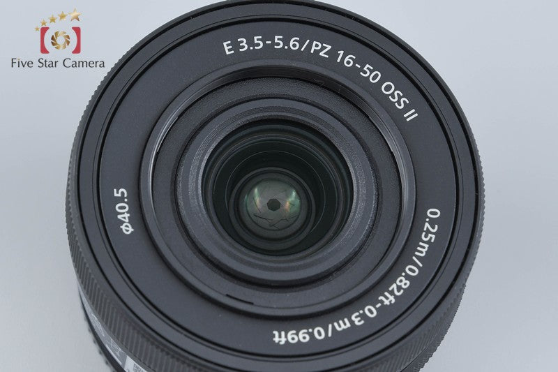 SONY E PZ 16-50mm f/3.5-5.6 OSS II SELP16502 Black Sony E Mount