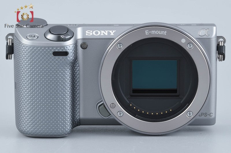 Sony α NEX-5T Silver 16.1 MP 16-50 55-210 Lenses w/ Box [Japanese Language Only]
