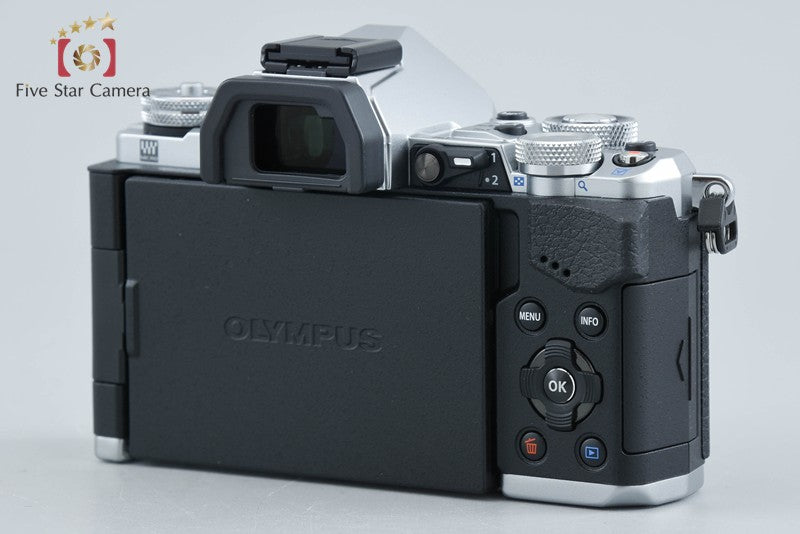 "Count 753" Olympus OM-D E-M5 Mark II Silver 16.1 MP Digital Camera w/ Box