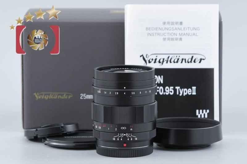 Voigtlander NOKTON 25mm f/0.95 Type II for Micro Four Thirds Mount w/ Box