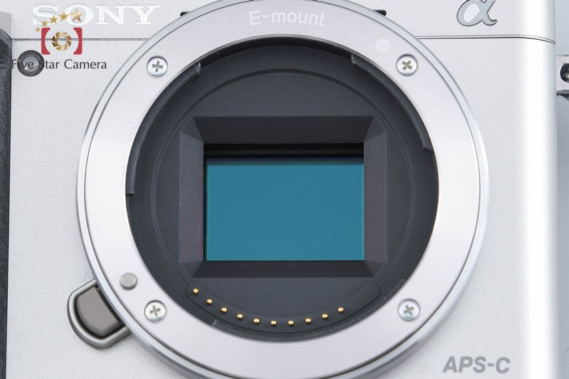 Sony Alpha α6000 ILCE-6000 Silver 16-50 55-210 Lenses [Multiple Languages]