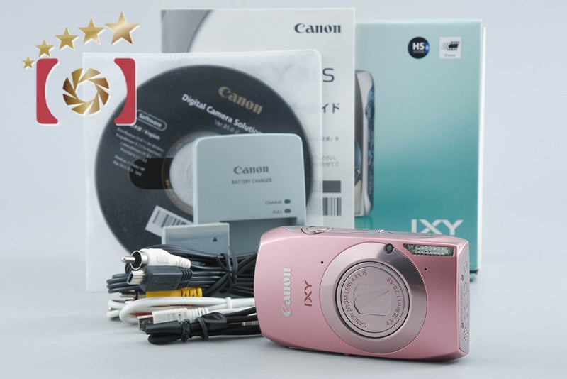 Canon IXY 31S Pink 12.1 MP Digital Camera w/ Box