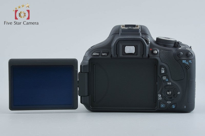"Count 4,248" Canon EOS Kiss X5 / Rebel T3i / 600D 18.0 MP DSLR Camera Body