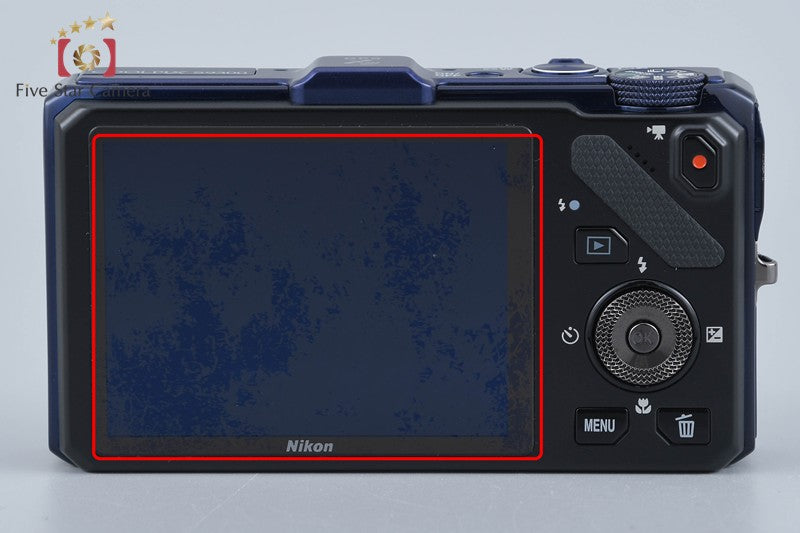 Nikon COOLPIX S9300 Navy Blue 16.0 MP Digital Camera w/ Box
