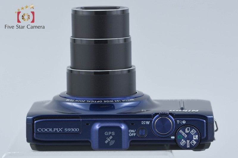Nikon COOLPIX S9300 Navy Blue 16.0 MP Digital Camera w/ Box