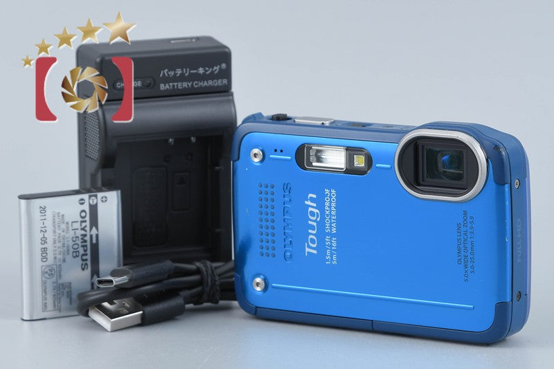 Olympus Stylus TG-630 Tough Blue 12.0 MP Waterproof Digital Camera