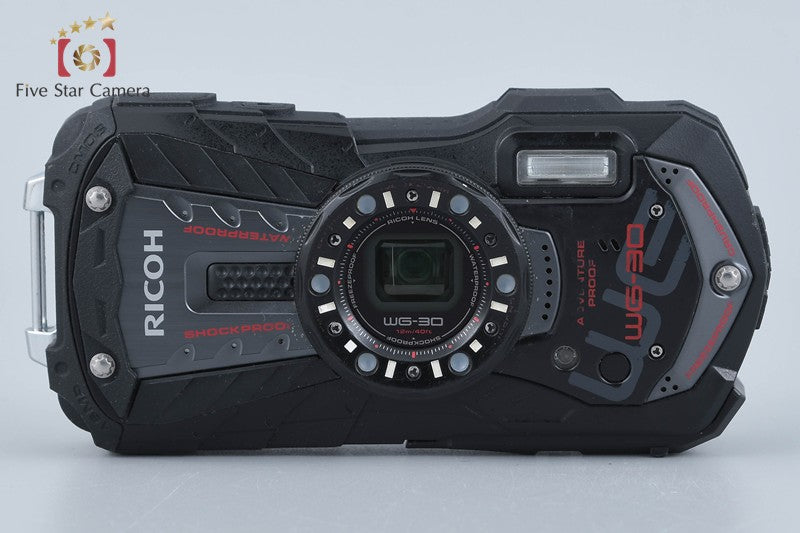 Ricoh PENTAX WG-30 Black 16.0 MP Waterproof Action Camera