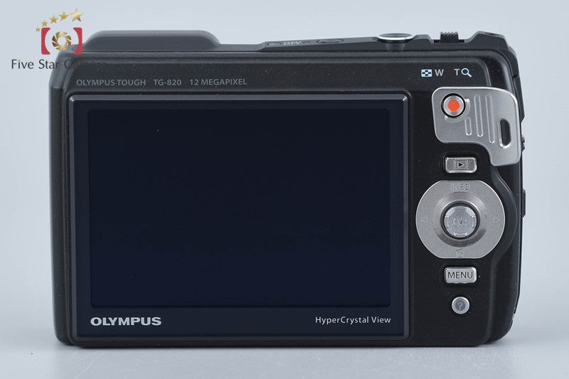 "Count 342" Olympus TOUGH TG-820 Black 12.0 MP Waterproof Digital Camera w/ Box