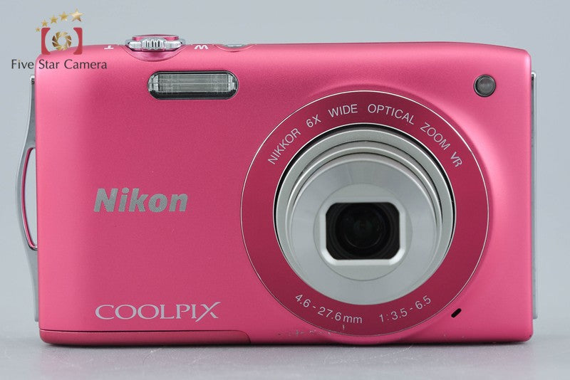 Nikon COOLPIX S3300 Strawberry Pink 16.0 MP Digital Camera