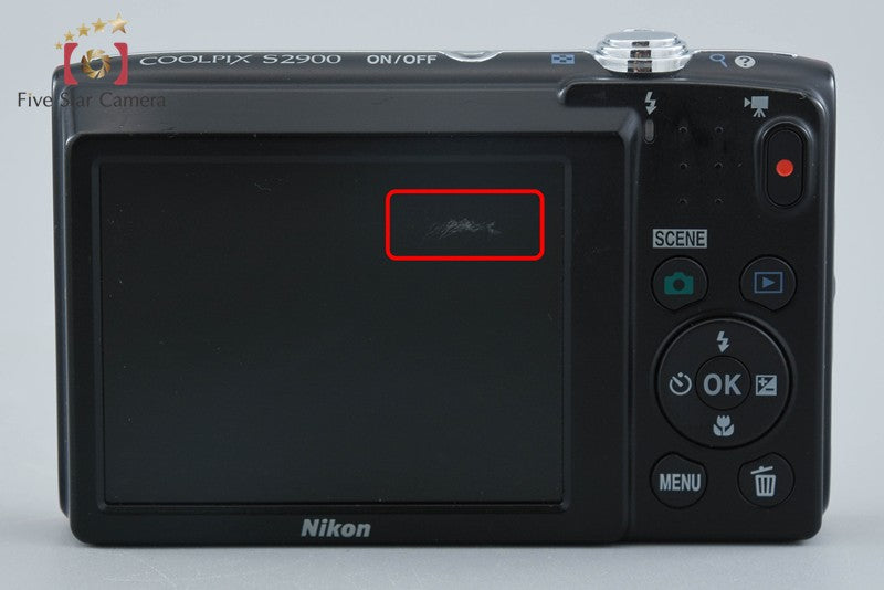 Nikon COOLPIX S2900 Red 20.1 MP Digital Camera