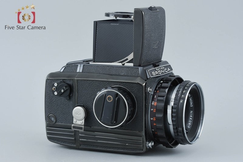 Zenza Bronica S2 Later Model Black + Nikon NIKKOR-P 75mm f/2.8
