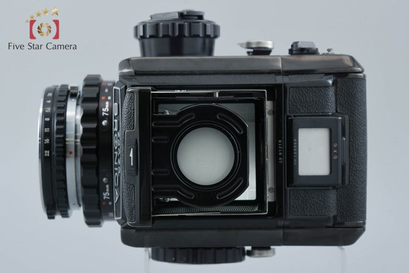 Zenza Bronica S2 Later Model Black + Nikon NIKKOR-P 75mm f/2.8