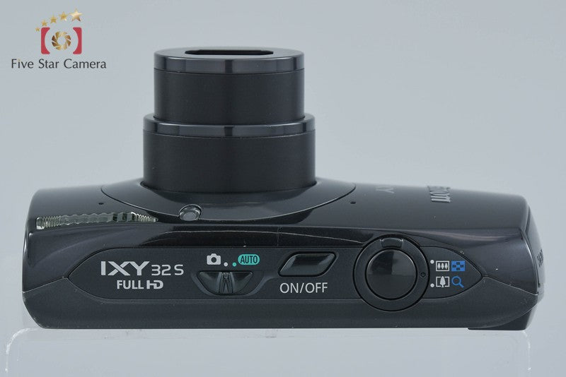 Canon IXY 32S Black 12.1 MP Digital Camera w/ Box