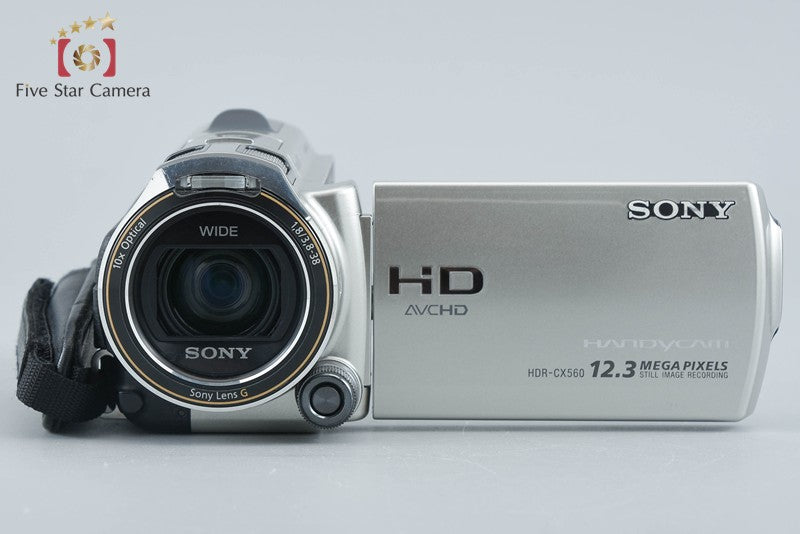SONY HANDYCAM HDR-CX560V Champagne Silver Camcoder [Japanese Language Only]