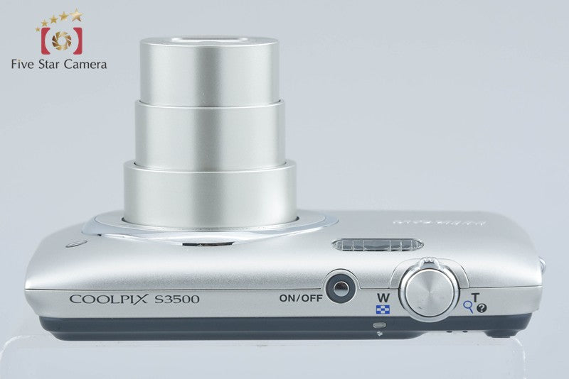 Nikon COOLPIX S3500 Crystal Silver 20.0 MP Digital Camera