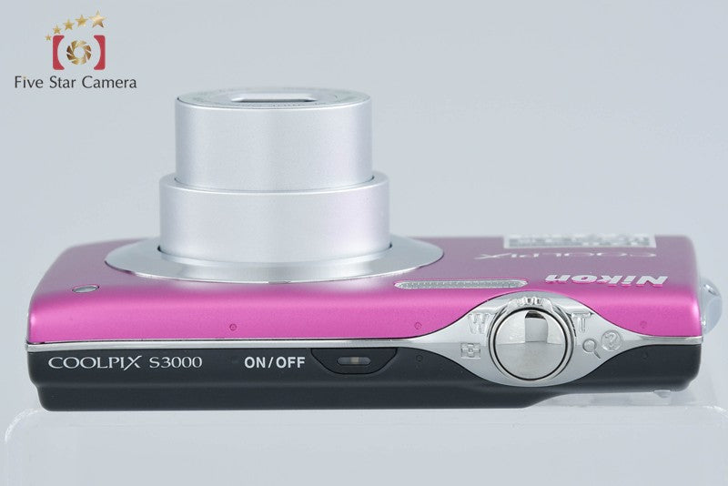 Nikon COOLPIX S3000 Vivid Pink 12.0 MP Digital Camera