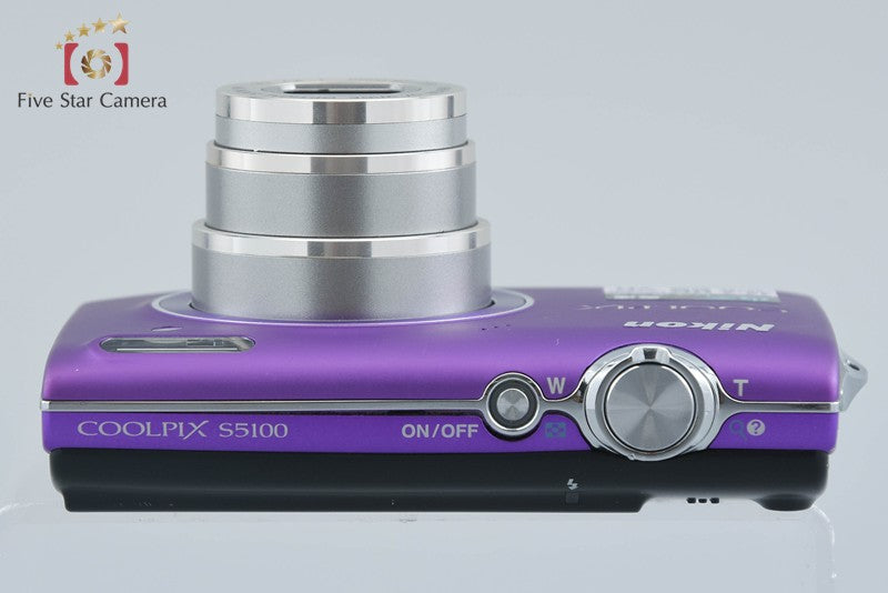 Nikon COOLPIX S5100 Light Purple 12.2 MP Digital Camera