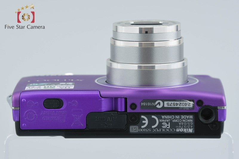 Nikon COOLPIX S5100 Light Purple 12.2 MP Digital Camera