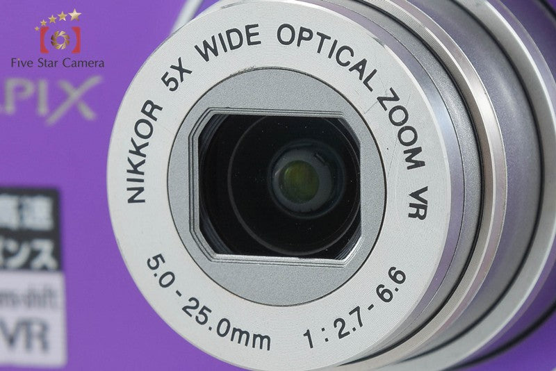 Nikon COOLPIX S5100 Light Purple 12.2 MP Digital Camera