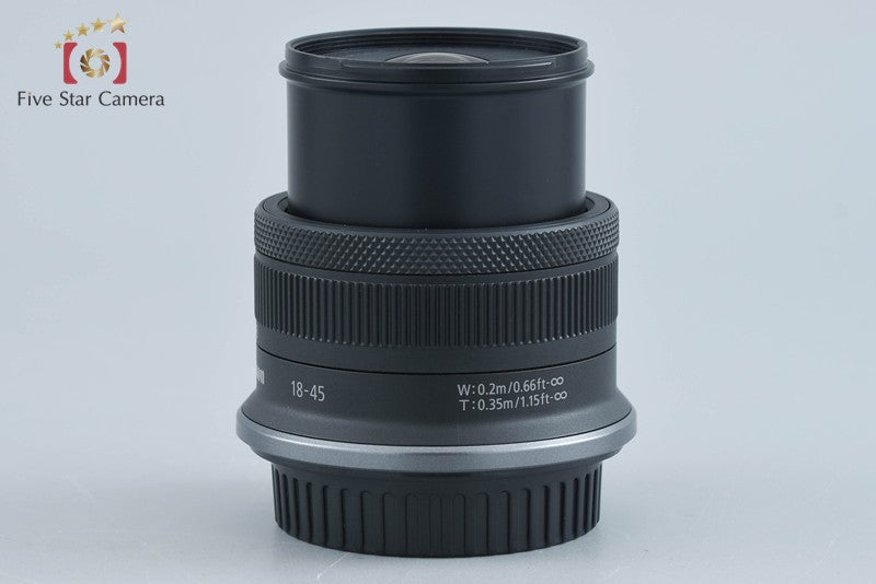 Canon RF-S 18-45mm f/4.5-6.3 IS STM Black