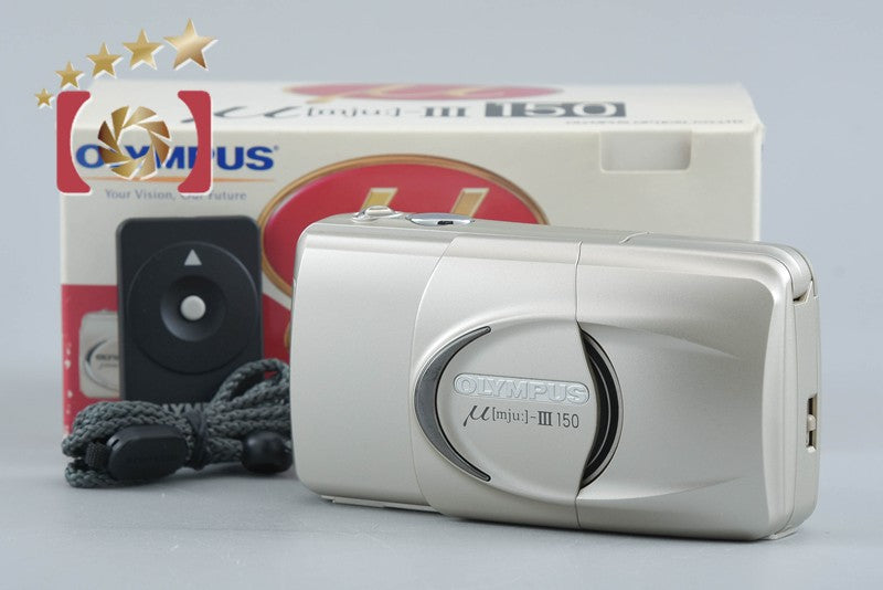 Olympus μ[mju:]-III 150 35mm Point & Shoot Film Camera w/ Box