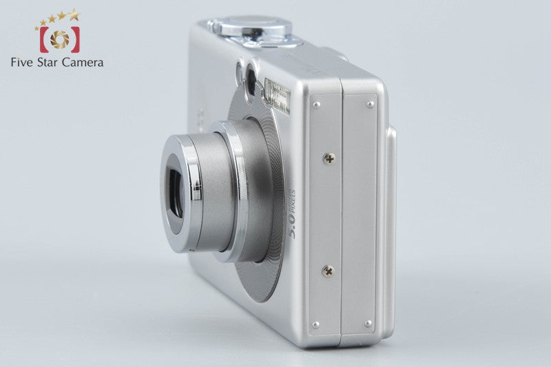 Canon IXY Digital 55 Silver 5.0 MP Digital Camera w/ Box