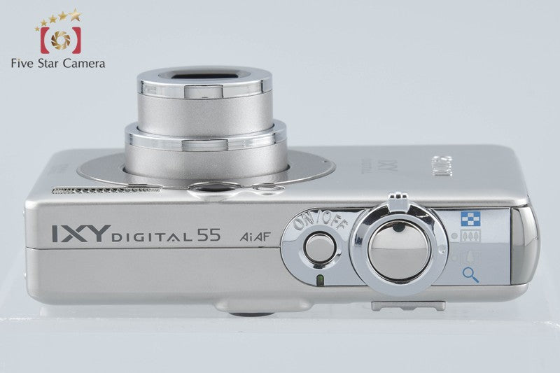 Canon IXY Digital 55 Silver 5.0 MP Digital Camera w/ Box