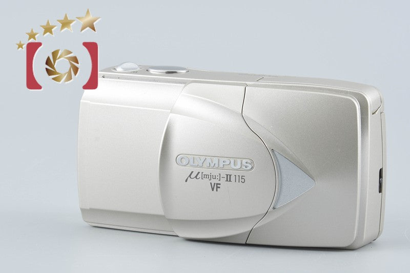 Olympus μ[mju:]-II 115 VF Champagne Gold 35mm Point & Shoot Film Camera