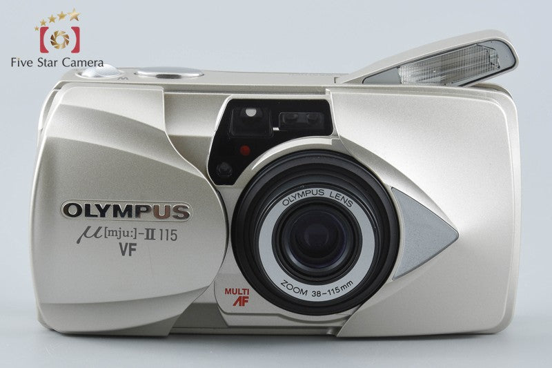 Olympus μ[mju:]-II 115 VF Champagne Gold 35mm Point & Shoot Film Camera