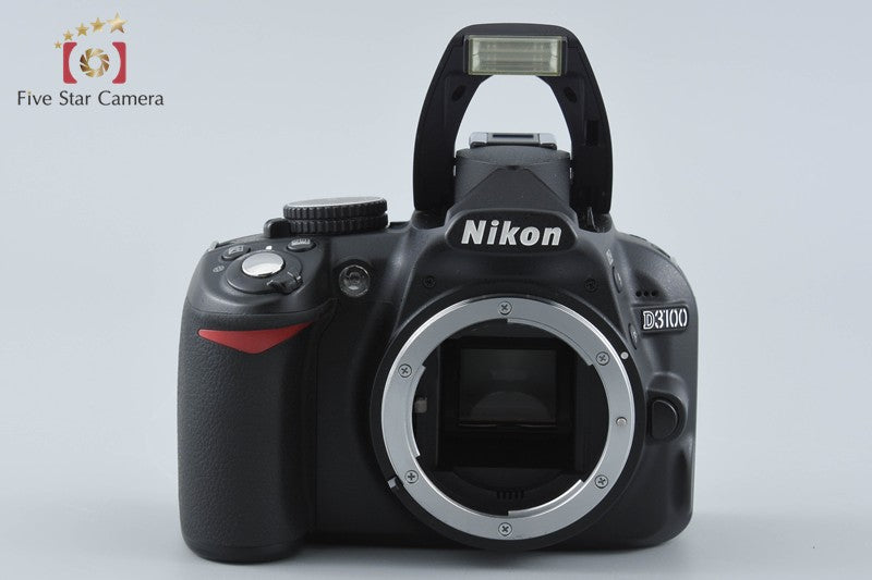 "Shutter count 2,418" Nikon D3100 Black 14.2 MP Digital SLR Camera Body