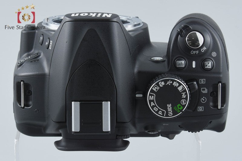 "Shutter count 2,418" Nikon D3100 Black 14.2 MP Digital SLR Camera Body