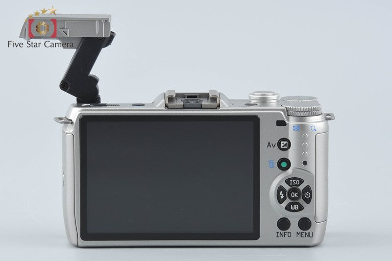 "Shutter count 1,364" PENTAX Q10 Silver Brown 12.4 MP Digital Camera 15-45 Lens